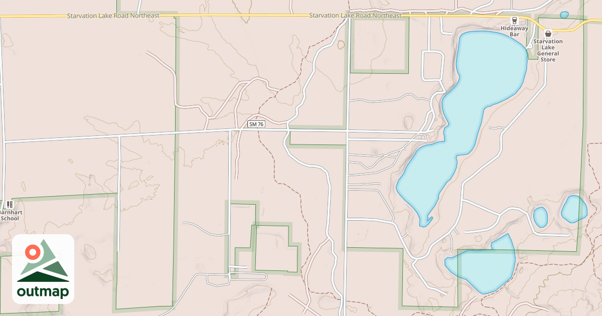 Map of Kalkaska Trail