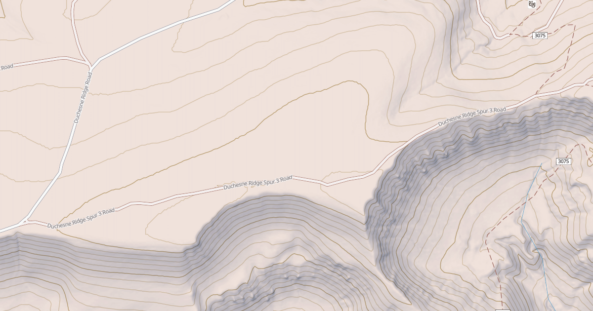 Map preview of DUCHESNE RIDGE SPUR 3