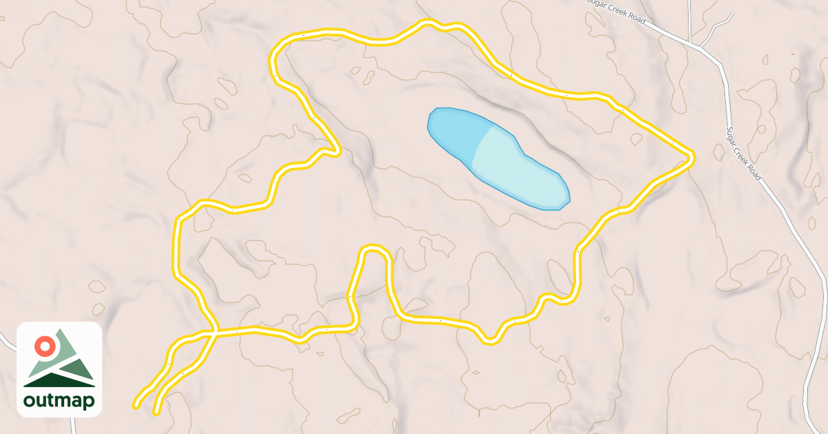 Map of North Loop Trail