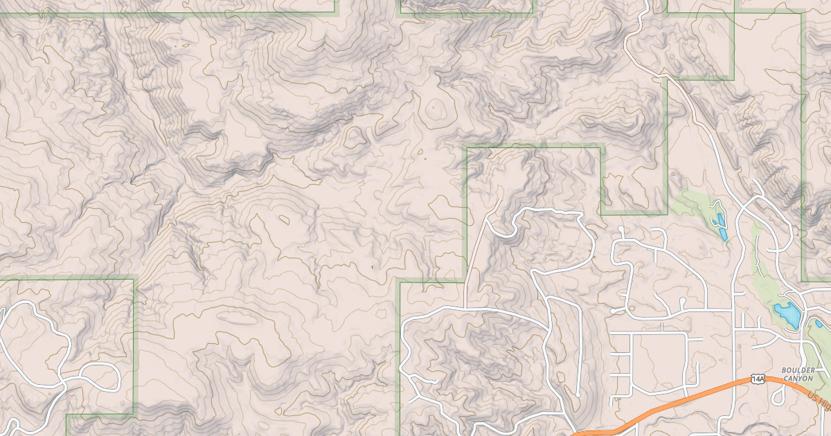 Map preview of CROOK MOUNTAIN