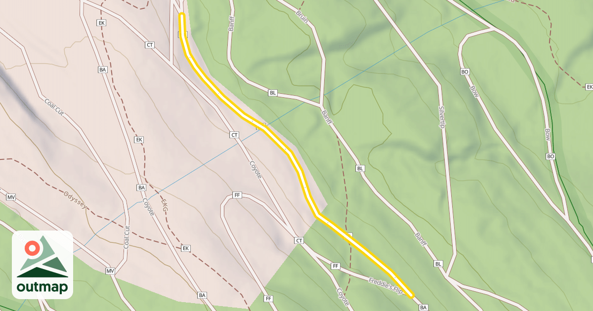 Map of Banff