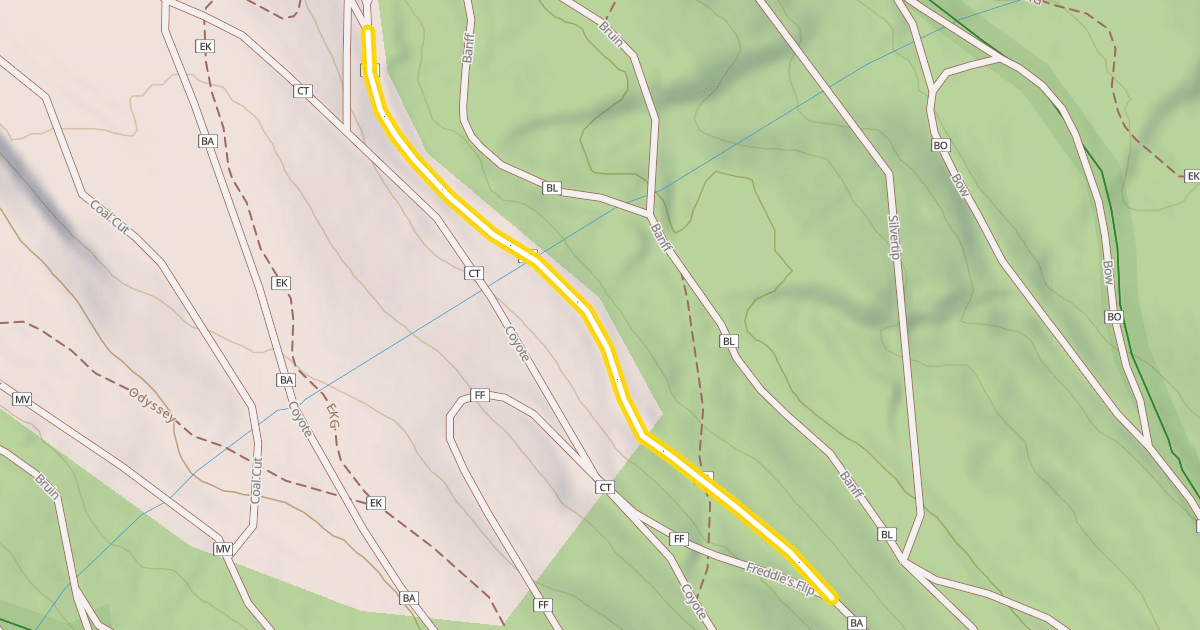 Map preview of Banff