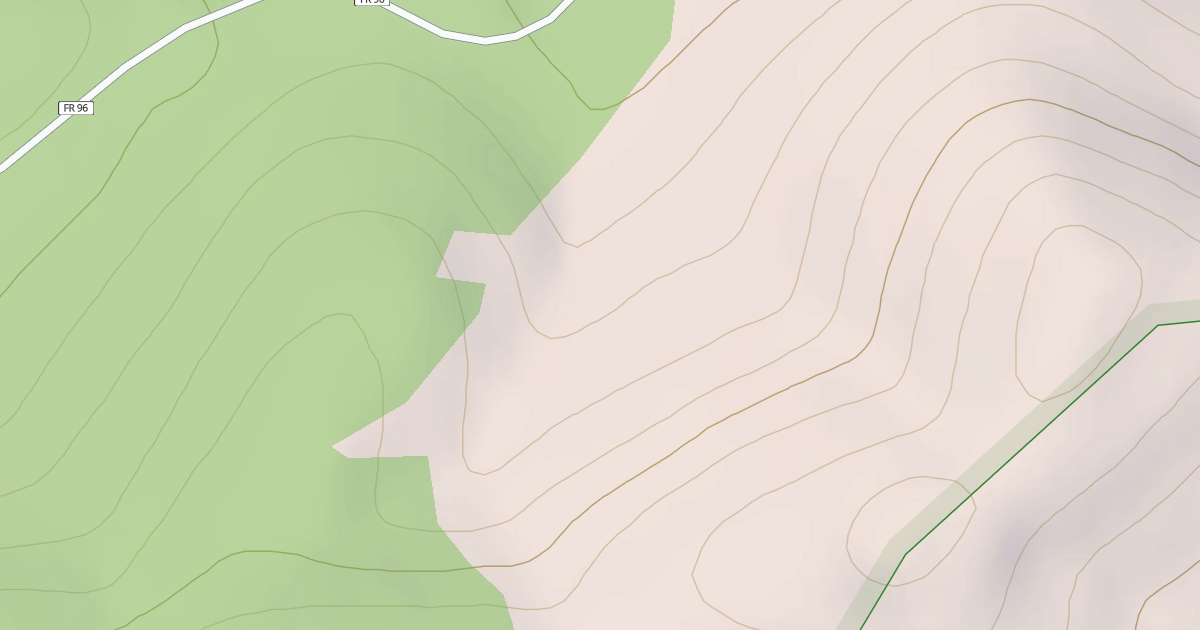 Map preview of USFS National Forest System Roads {4A454A50-F97C-4AC0-9E0A-E3514FC4F69E}