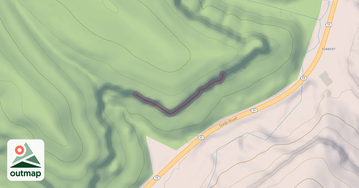 Map of Beer Trailer Crag