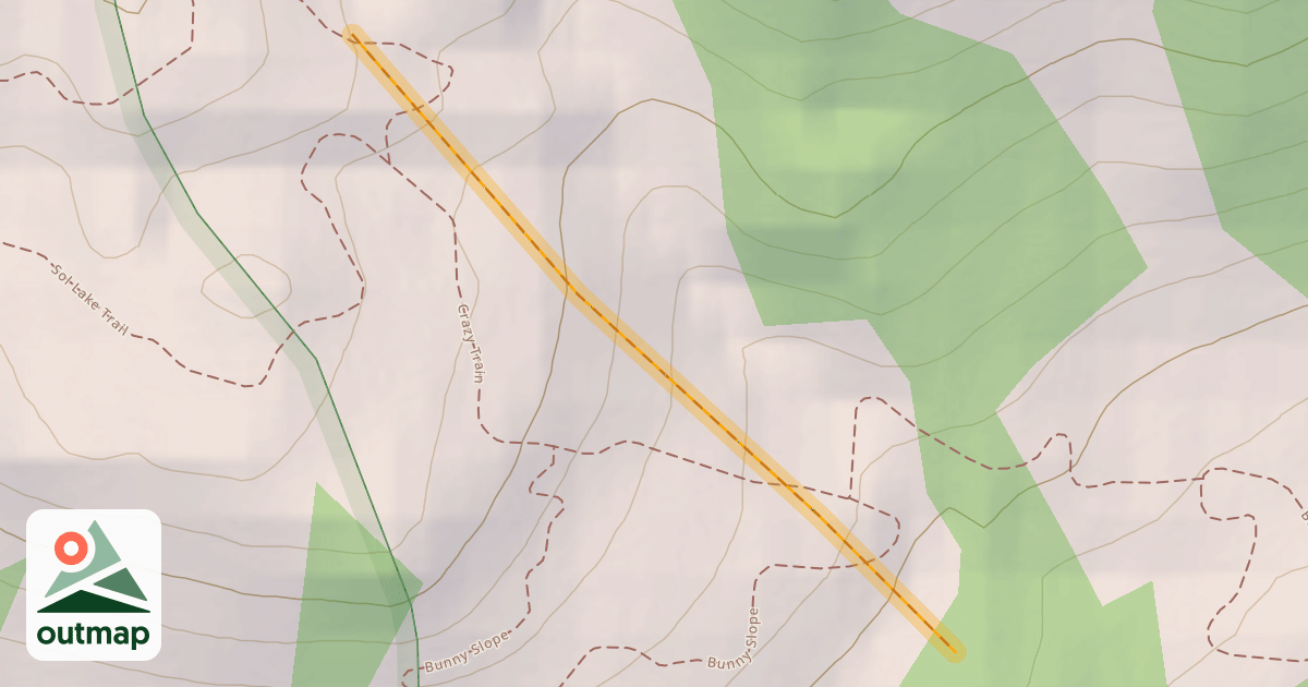 Map of Bunny Slopes