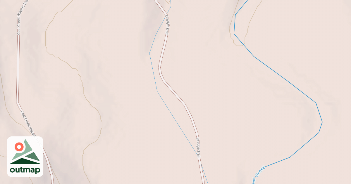 Map of Coal Creek Lower Trail