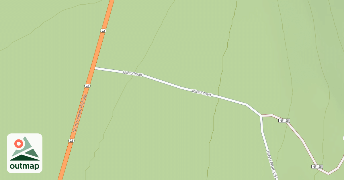 Map of BINGHAM RIDGE ROAD