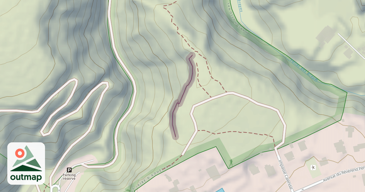 Map of Falaise du Calendal