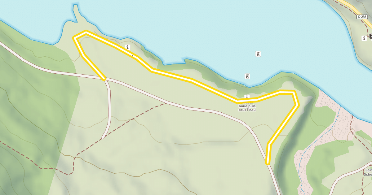 Map preview of Lac de Vallon