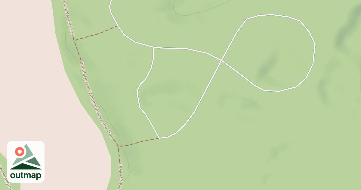 Map of BOULDER LAKE CAMPGROUND LOOP