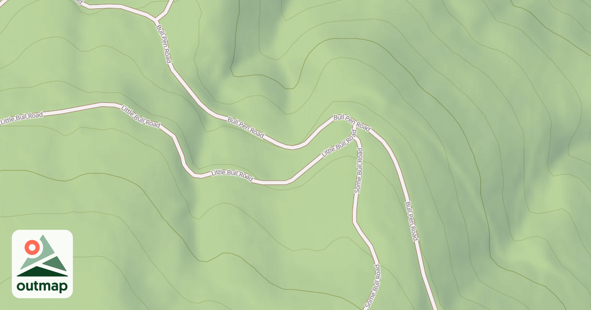 Map of LITTLE BULL