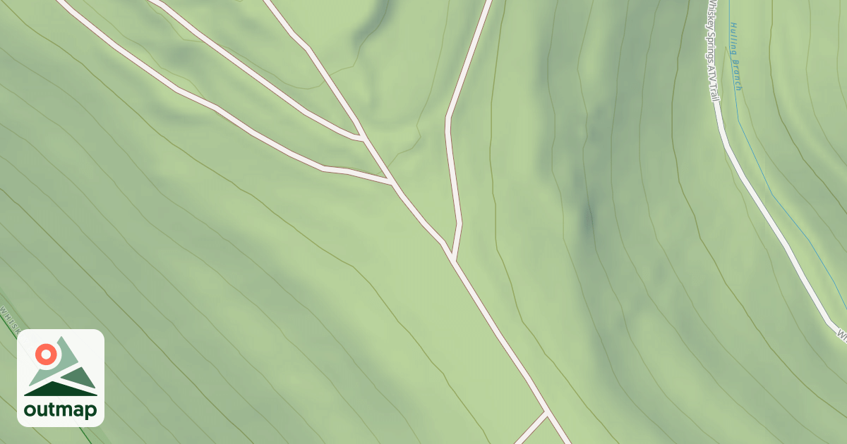 Map of Whiskey Springs Trails