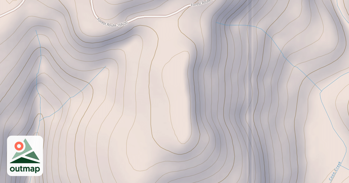 Map of HAINES FLAT