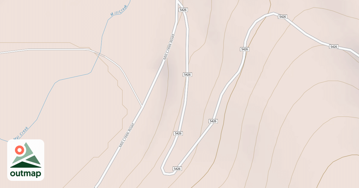Map of BLACK CAT GULCH