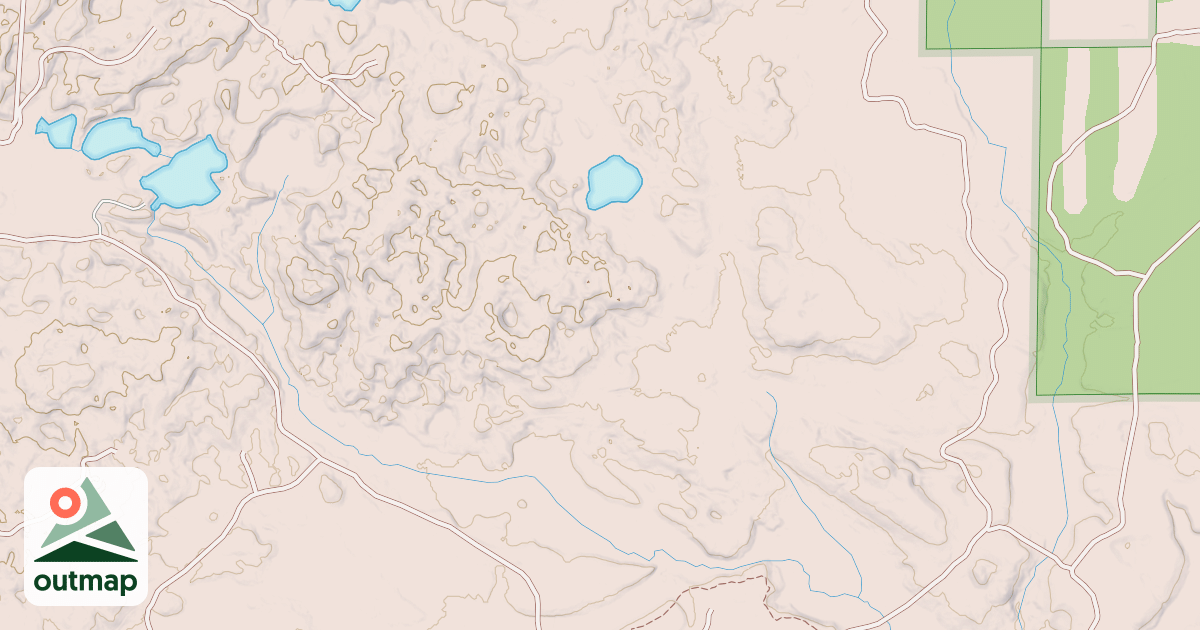 Map of Porterfield Lake Motorcycle Trail