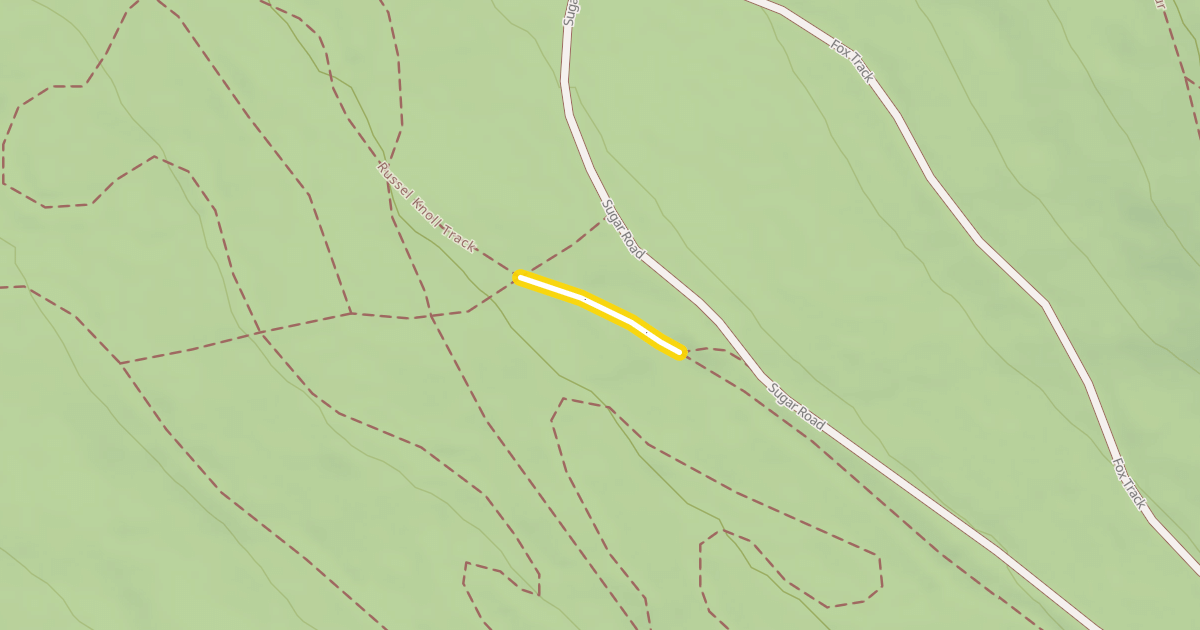 Map preview of Russel Knoll Track