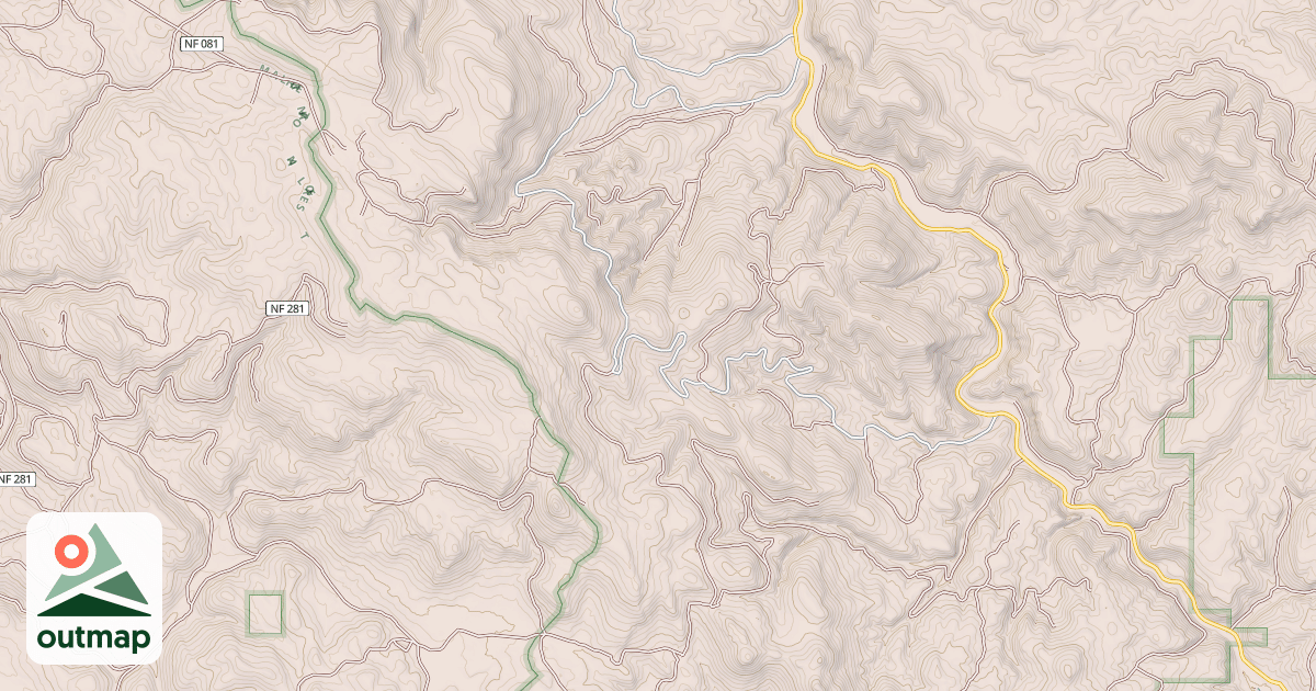 Map of 1940 Road Snowmobile