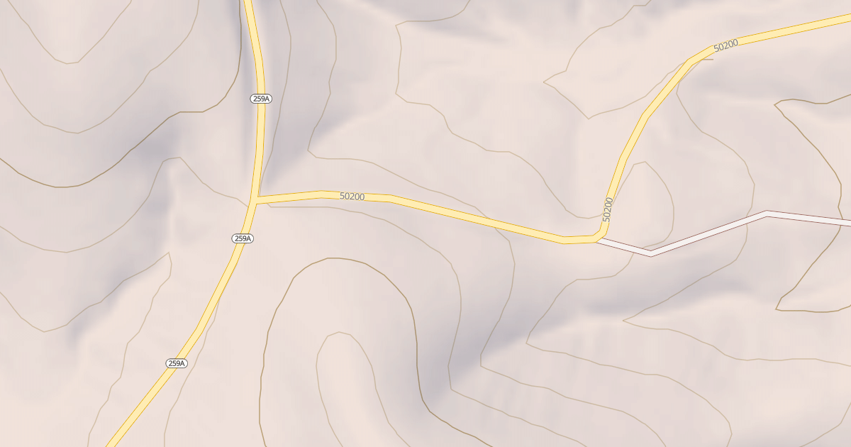 Map preview of USFS National Forest System Roads {322B6898-9DBA-4AA4-85DF-231E2BB8100F}