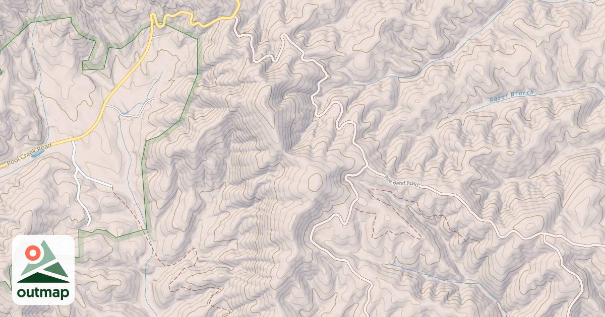 Map of PORTER GAP