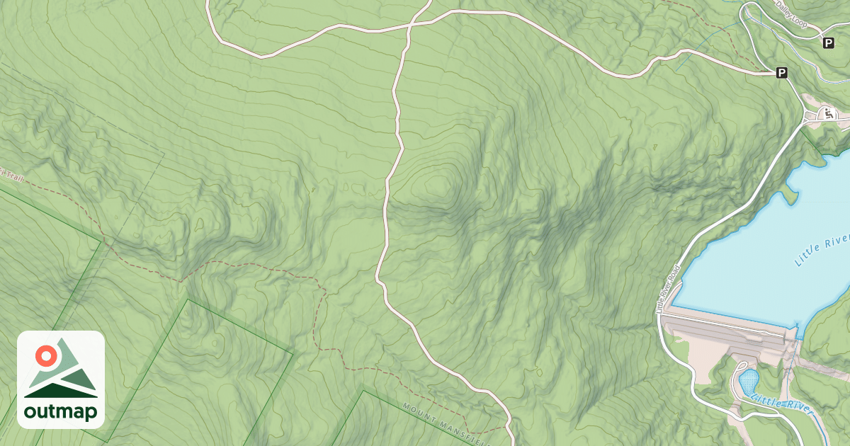 Map of C-100/Dailey Hill Trail
