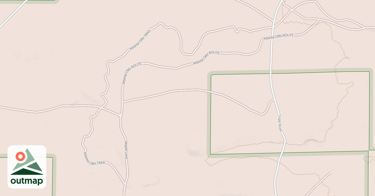 Map of Atlanta Trail