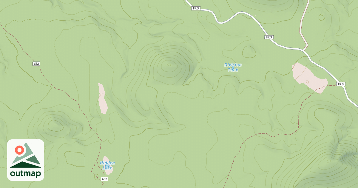 Map of DOYLE SPUR