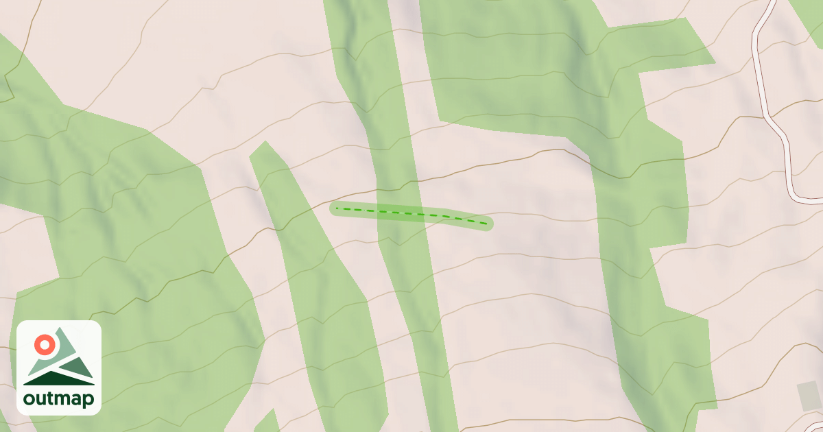 Map of (abandonné) piste