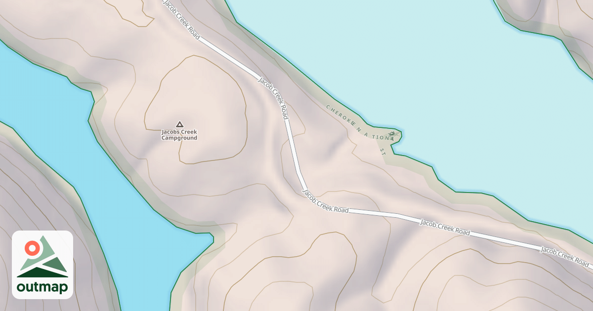 Map of JACOBS CR.REC.LOOP A