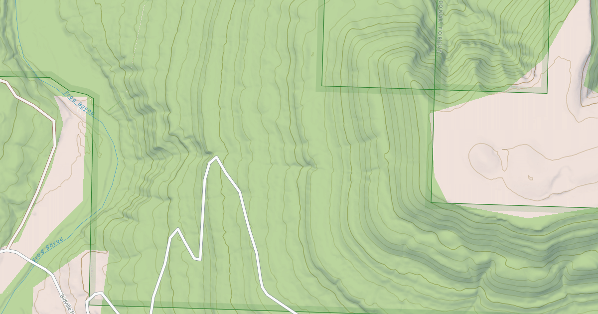 Map preview of USFS National Forest System Roads {4E3535D6-3BF3-45D4-86AB-EC963D08E222}