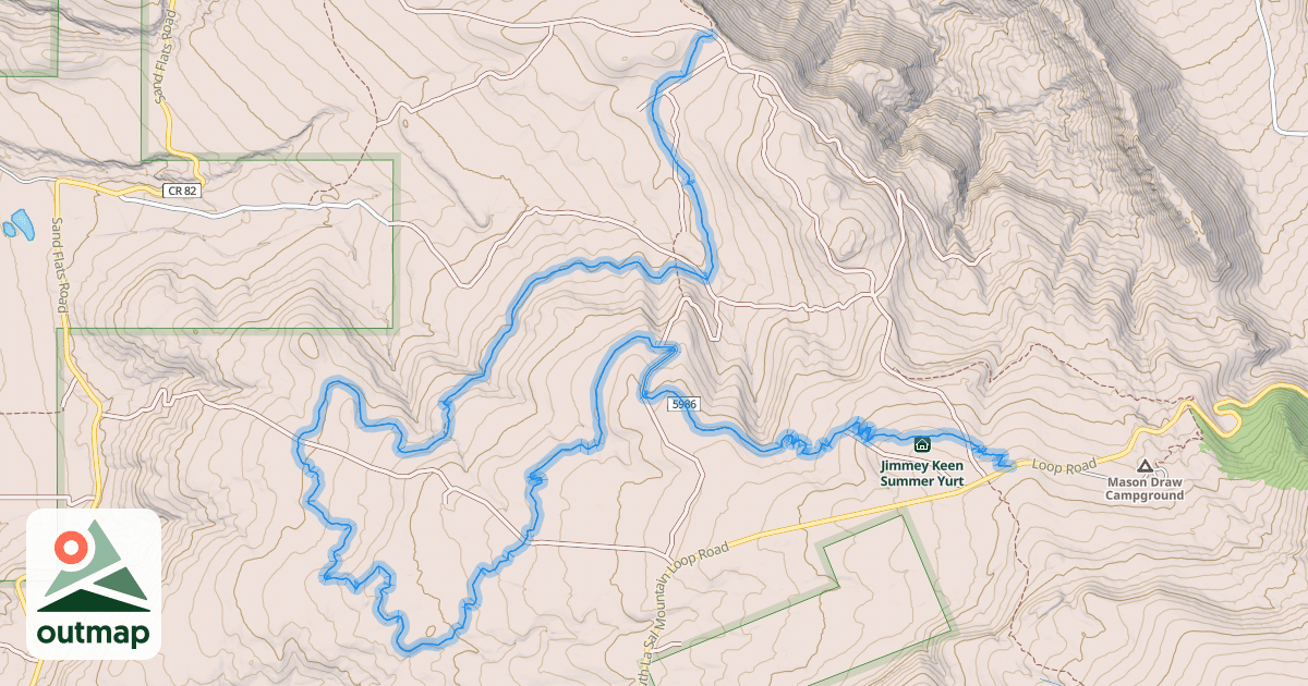 Map of Jimmy Keen Trail