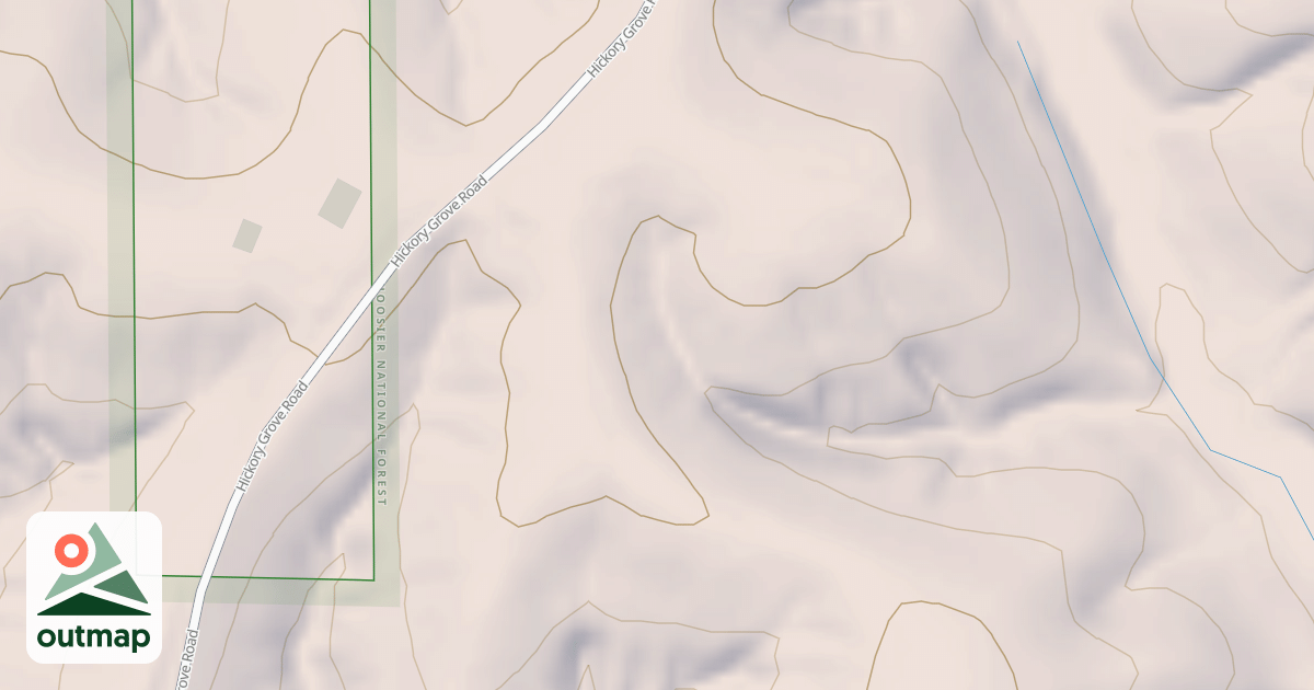Map of HENDERSON CREEK SOUTH AREA