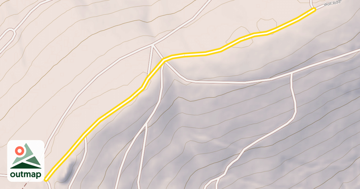 Map of Wolf Ridge