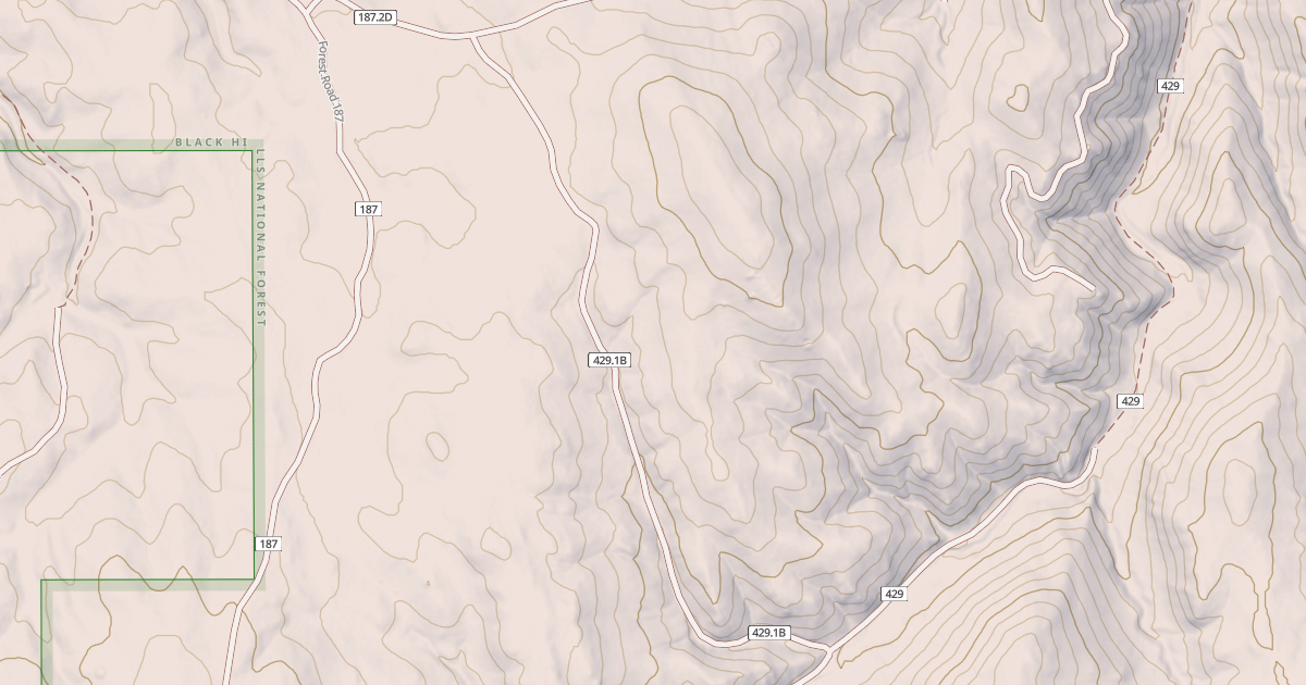 Map preview of BITTERSWEET CR BR 1B