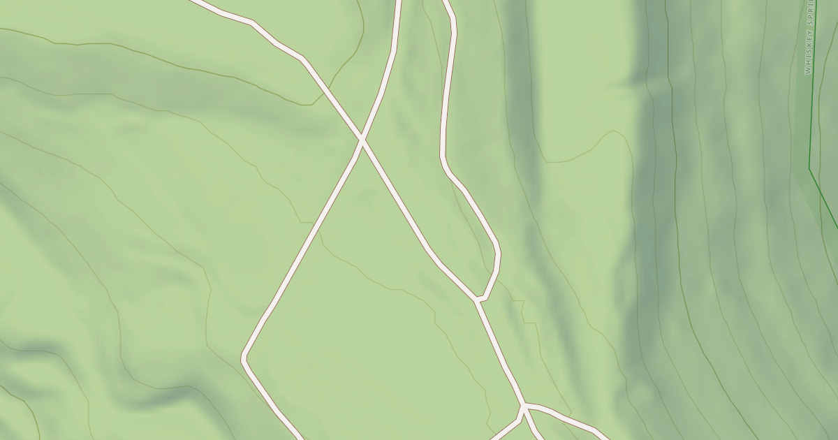 Map preview of Whiskey Springs Trails