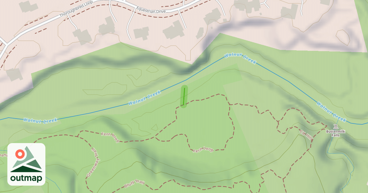 Map of Creek Access