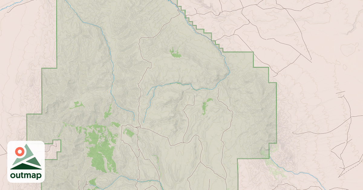 Map of QUINN RIDGE