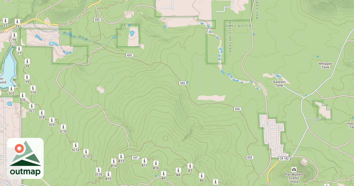 Map of BLUE RIDGE