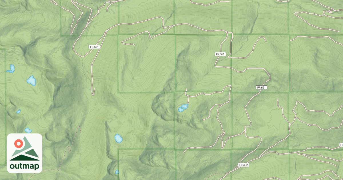 Map of COOKS PASS