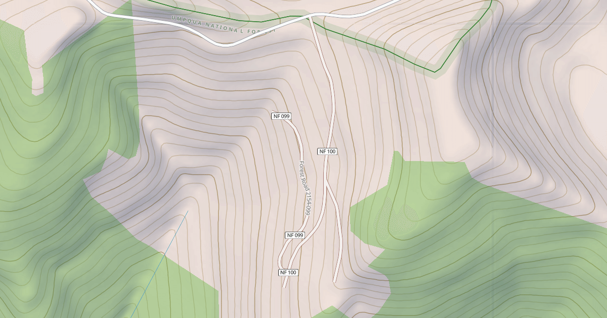 Map preview of CALAPOOYIA RIDGE T.S.
