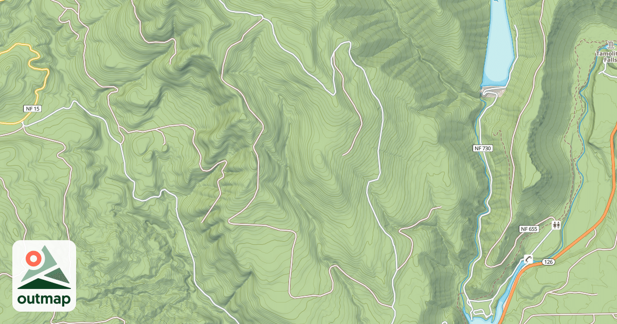 Map of FRITZ CR.