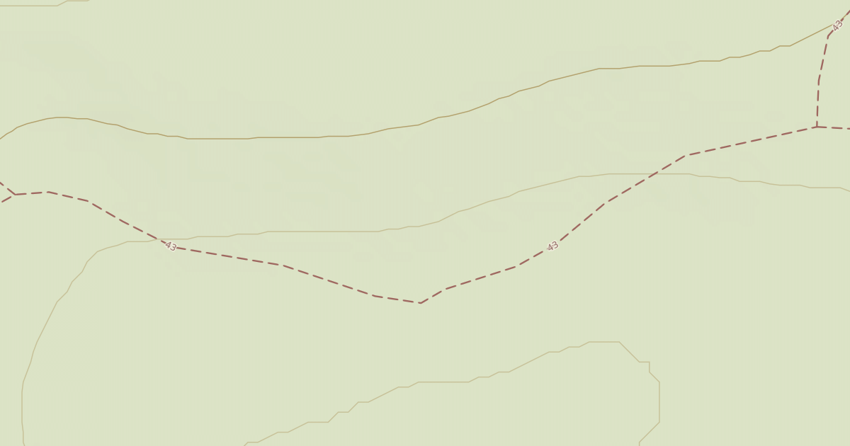 Map preview of Cline Buttes Tr 43