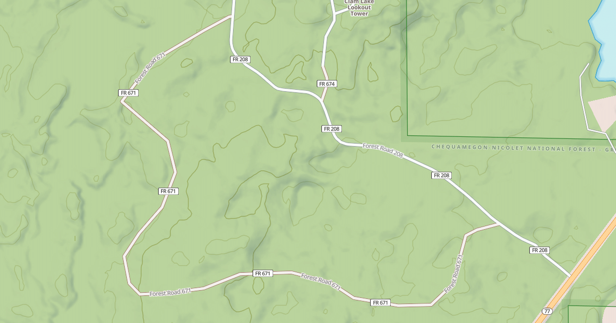 Map preview of FR 671
