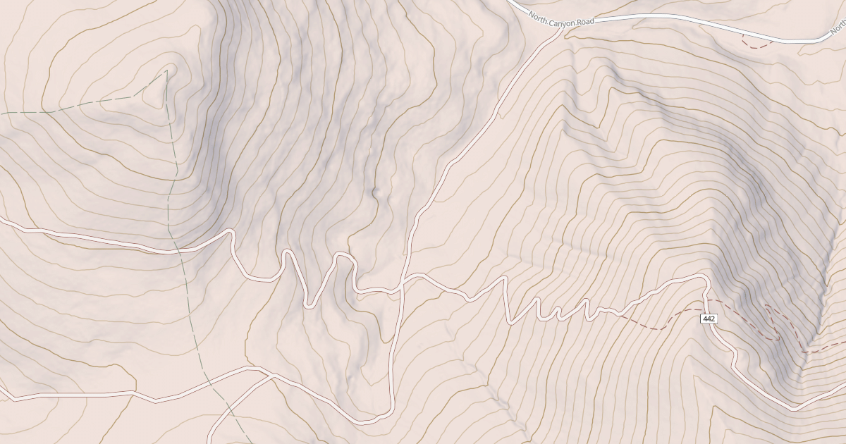 Map preview of SOUTH FORK NORTH CANYON