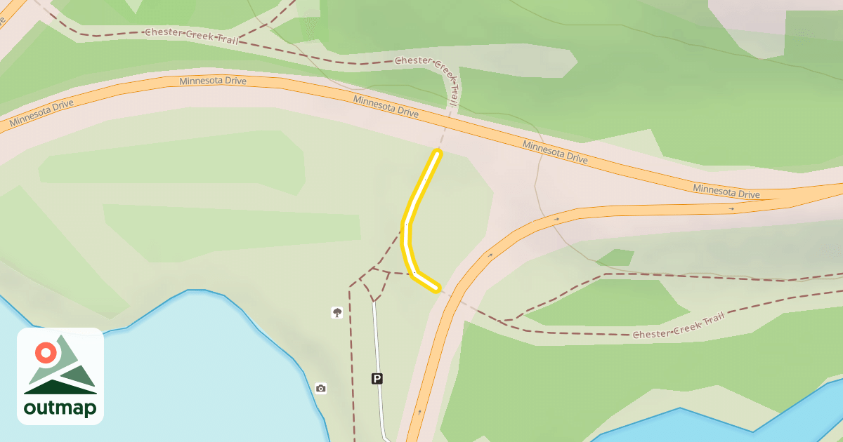 Map of Chester Creek Trail