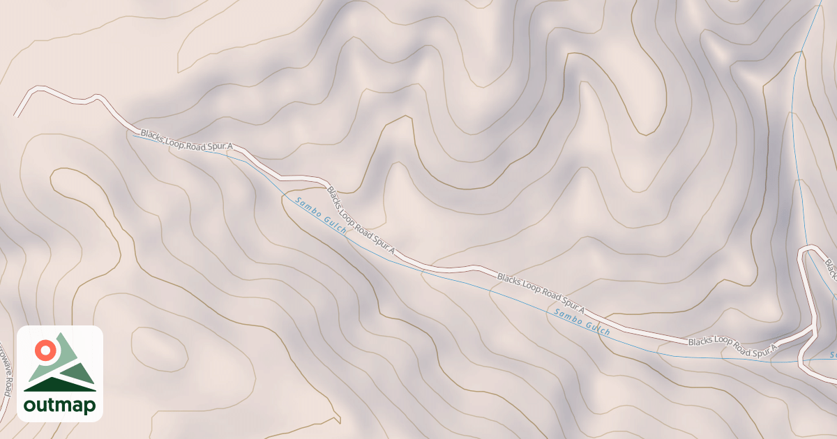 Map of BLACKS LOOP
