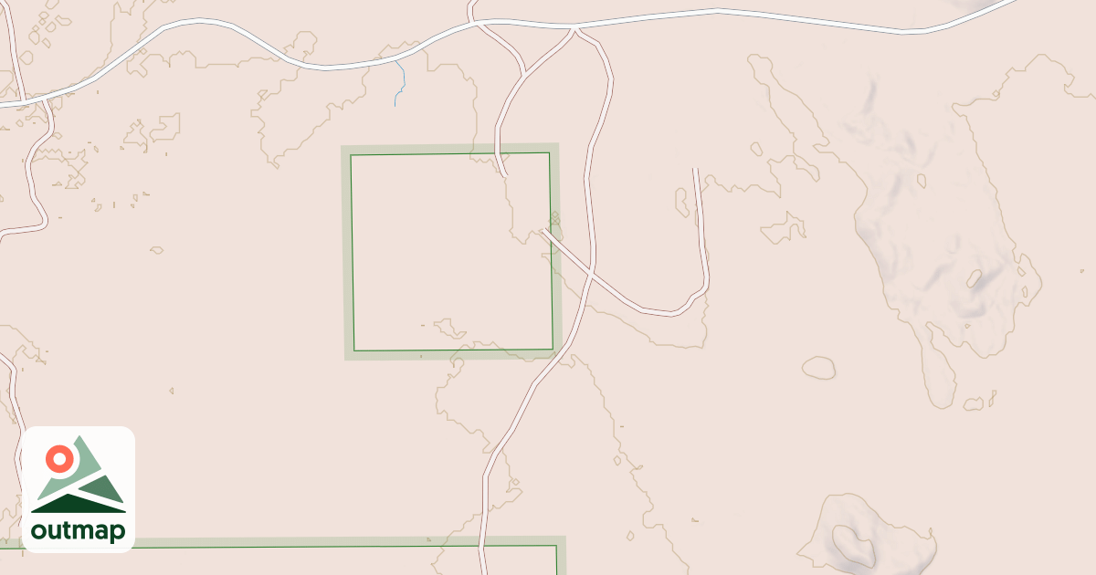 Map of BISHOP LAKE SPUR C