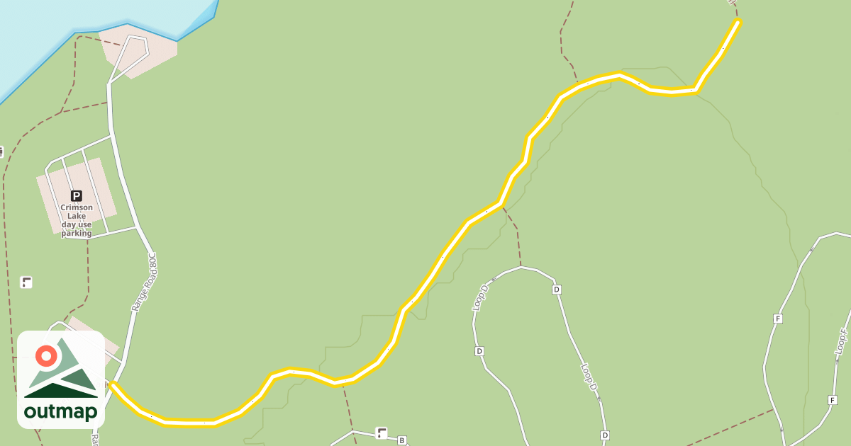 Map of Amerada Trail