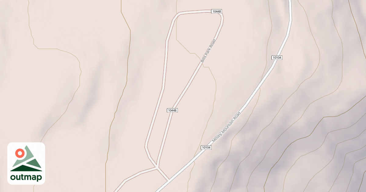 Map of BILLS PARK
