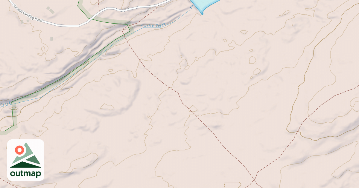 Map of Crystal Lake Trail