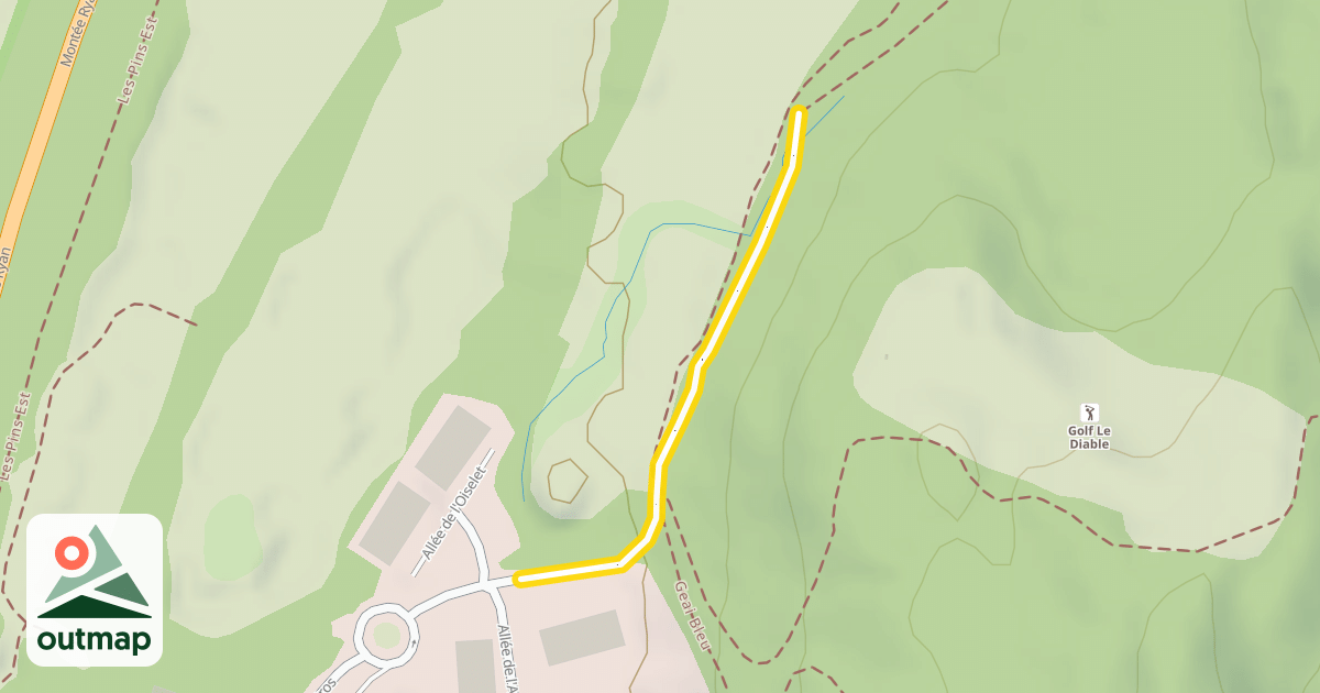 Map of A17 Villa Bellevue